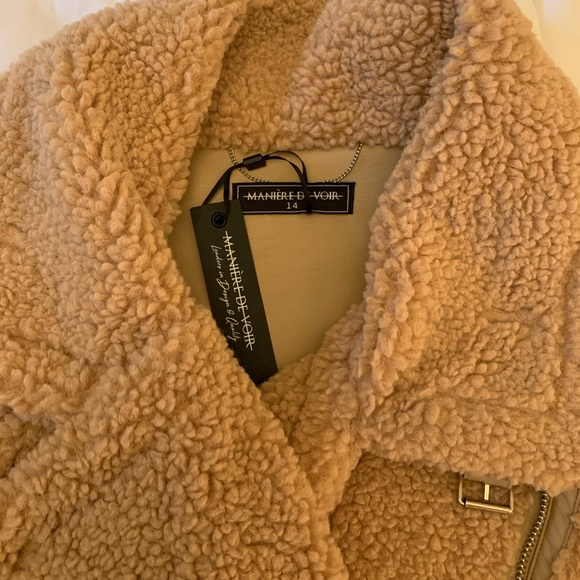 Vegan Leather fur jacket - Picture 6 of 7